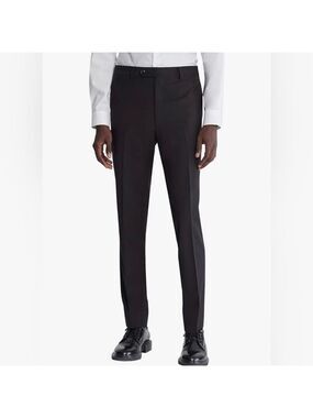 Calvin Klein Men’s Slim Fit Dress Suit Pants, Black, 36Wx30L - NWOT